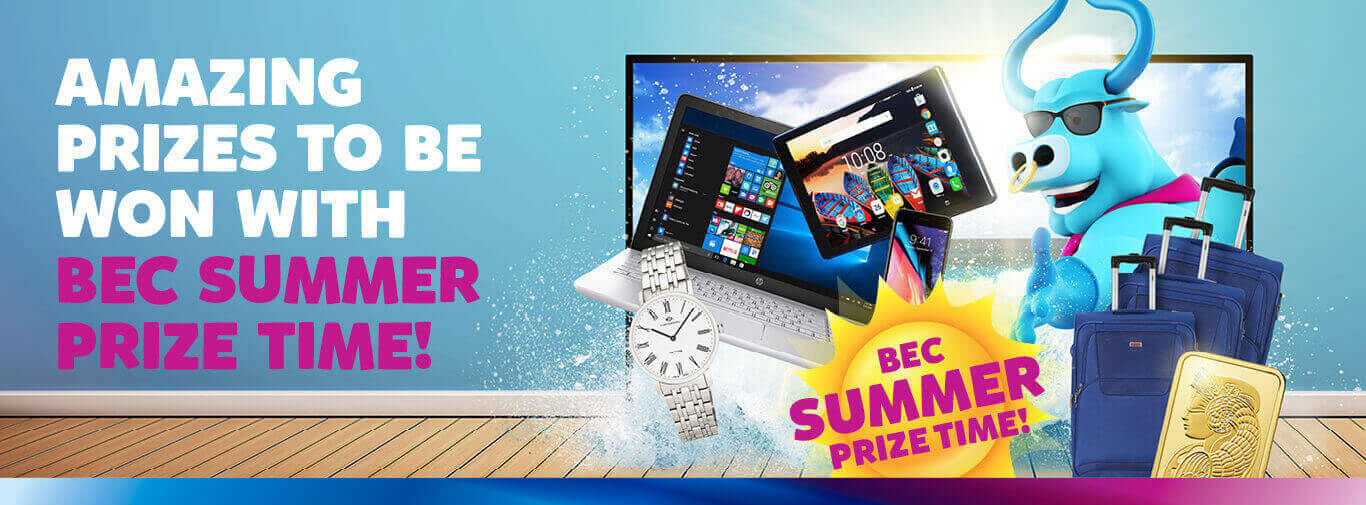 Amazing Prizes To Be Won With Bec Summer Prize Time