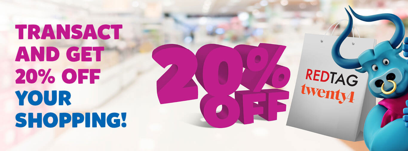 Transact And Get 20 percent Off Your Shopping